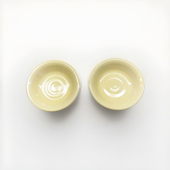 Lot of 2 Fiesta Ware Yellow Fruit Berry Bowl 5”  Made in USA - Picture 1 of 5